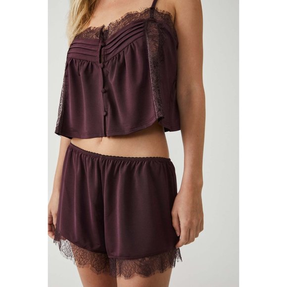 Free People Spice It Up Sleep Set / Plum Jam - Picture 4 of 8